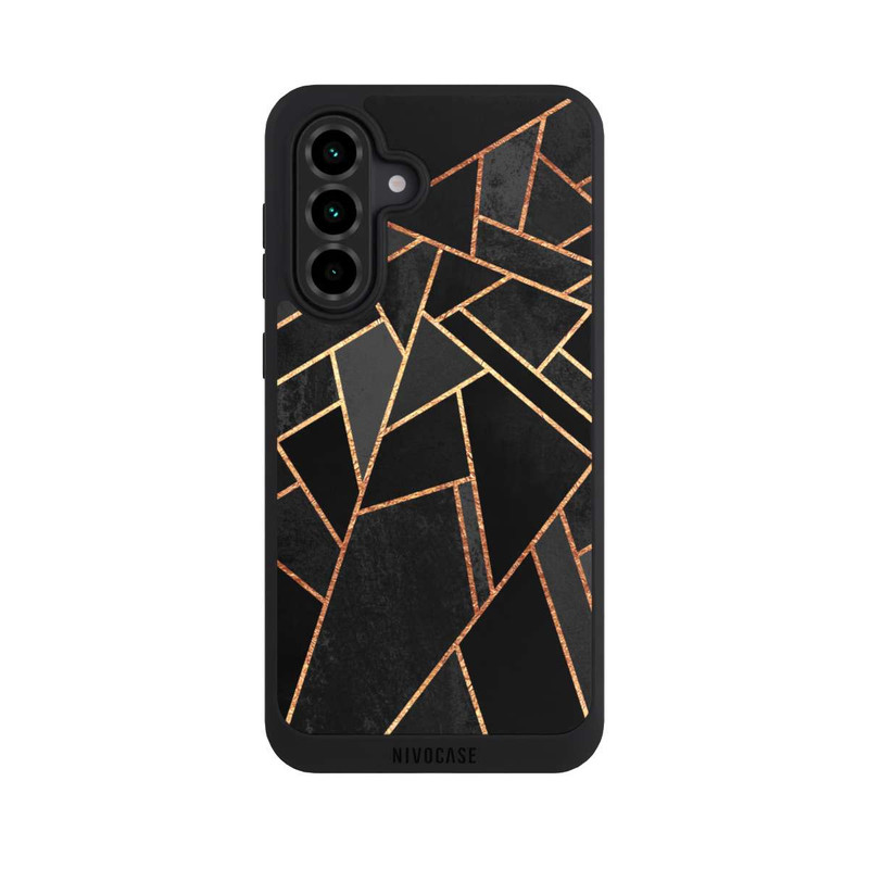 Galaxy A36 5G NIVOpure Schwarze Nacht Gold Druck