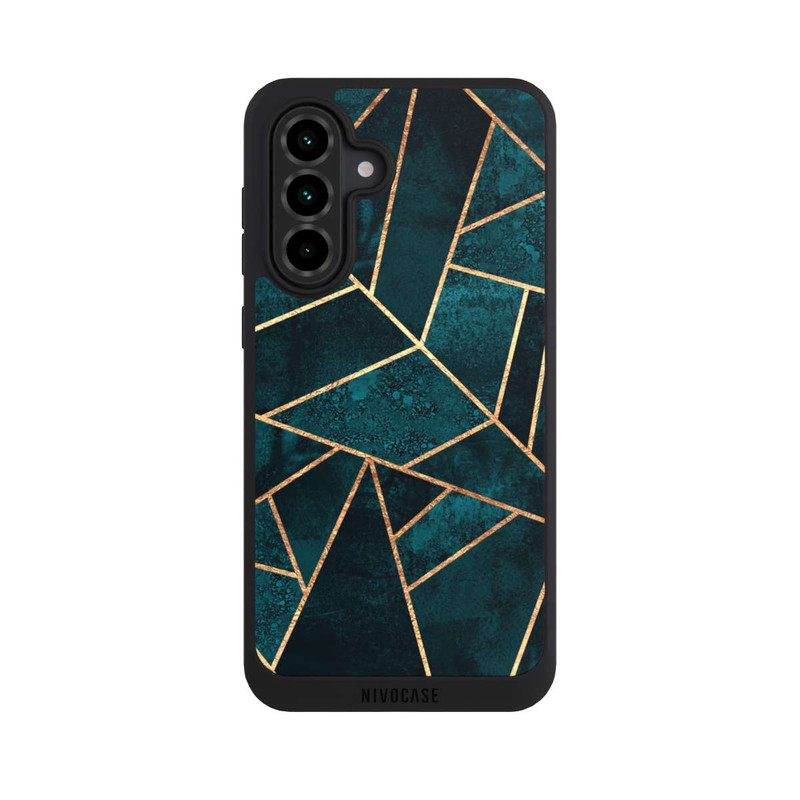 Galaxy A36 5G NIVOpure Tief Blaugrün Stein Gold Druck
