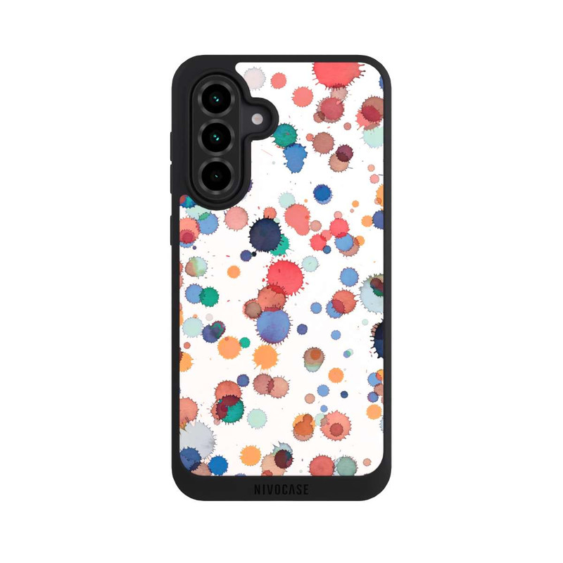 Galaxy A36 5G NIVOpure Drops Watercolor Texture Blue Yellow