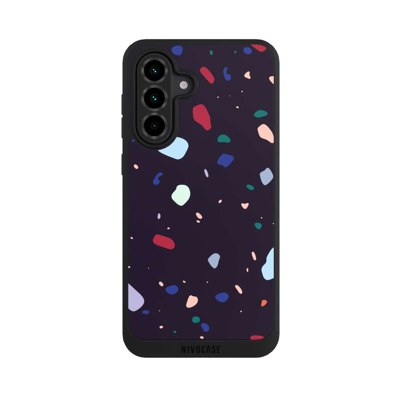 Galaxy A36 5G NIVOpure Moderner dunkel abgerundeter Terrazzo