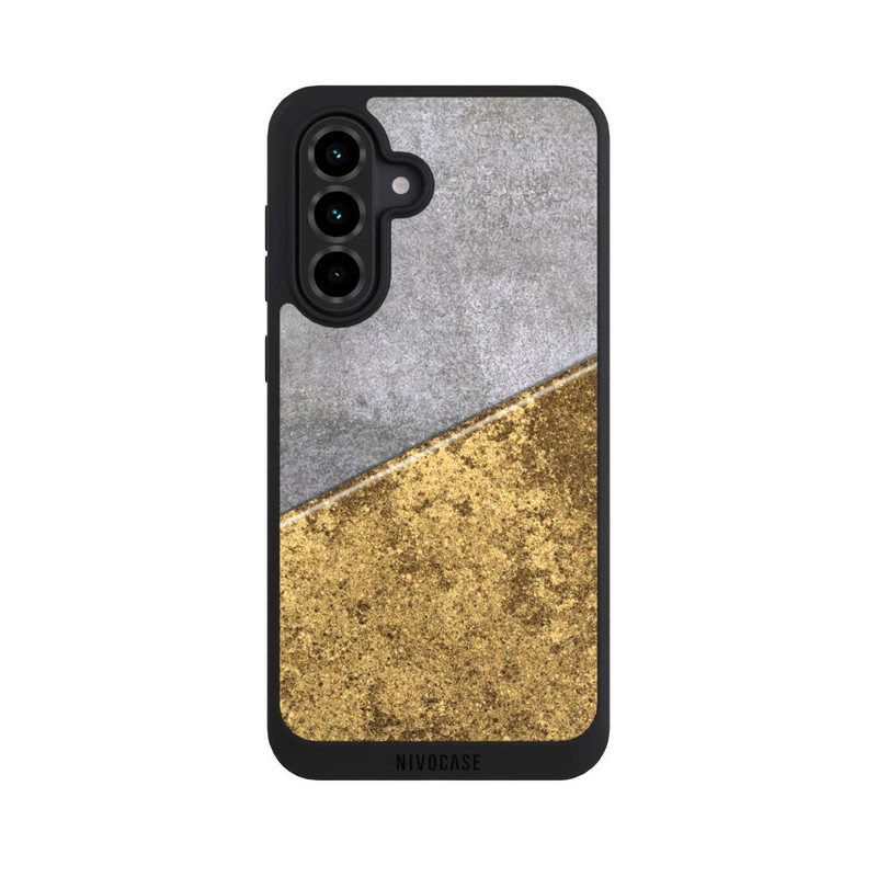 Galaxy A36 5G NIVOpure Beton und Goldlook