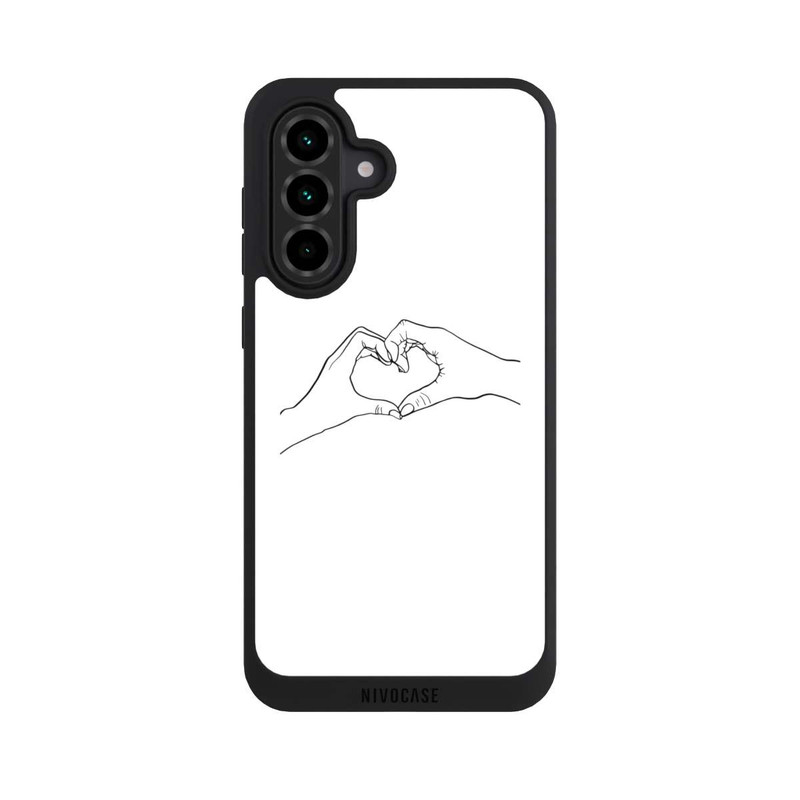 Galaxy A36 5G NIVOpure Herz Hände Line Art