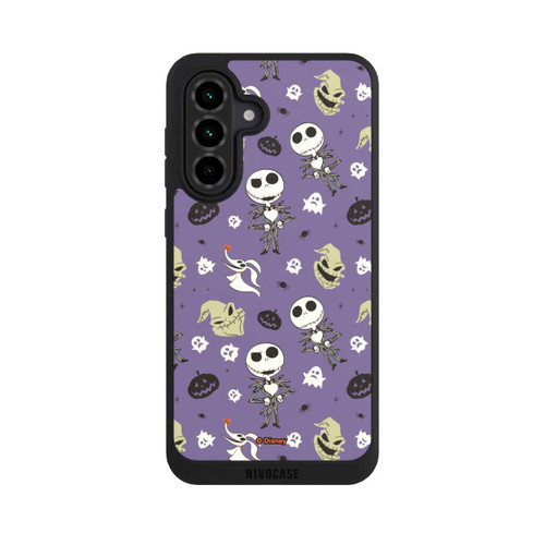 Samsung Galaxy A36 5G NIVOpure Jack Purple Pattern Tim Burtons Nightmare before Christmas