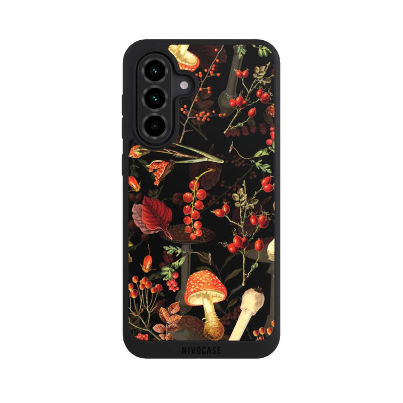 Galaxy A36 5G NIVOpure Mushroom Pattern Black