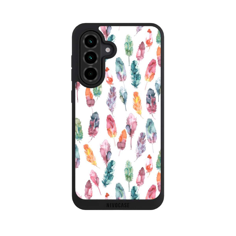 Galaxy A36 5G NIVOpure Aquarellfedern Boho