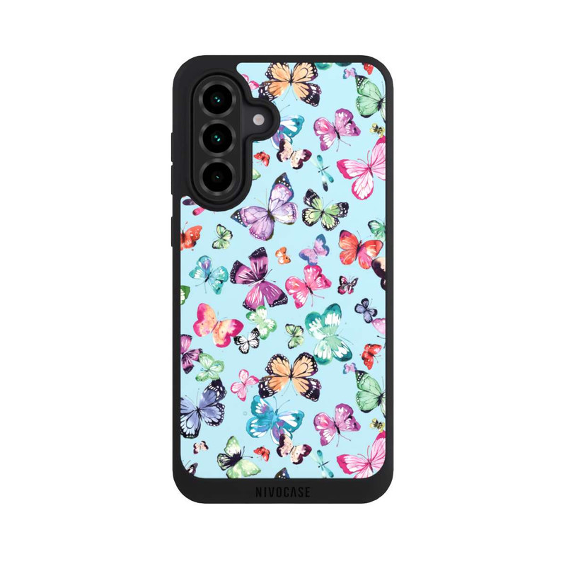 Galaxy A36 5G NIVOpure Schmetterlinge rosa orange blau