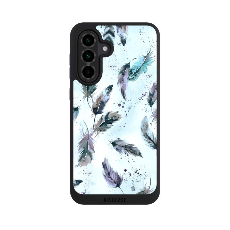 Galaxy A36 5G NIVOpure Magische Federn Sanftes Blau