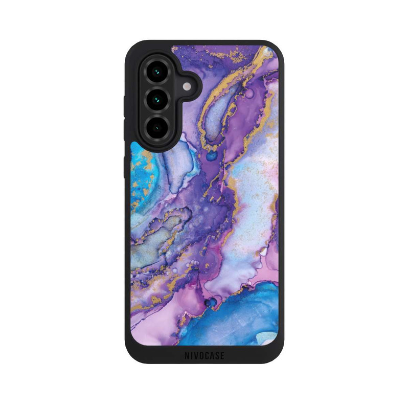 Galaxy A36 5G NIVOpure Purple und Blue Swirl Ink