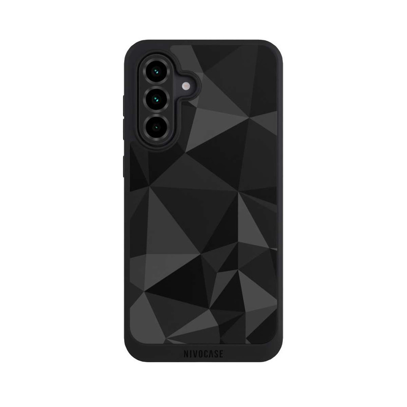 Galaxy A36 5G NIVOpure Polygonmuster schwarz