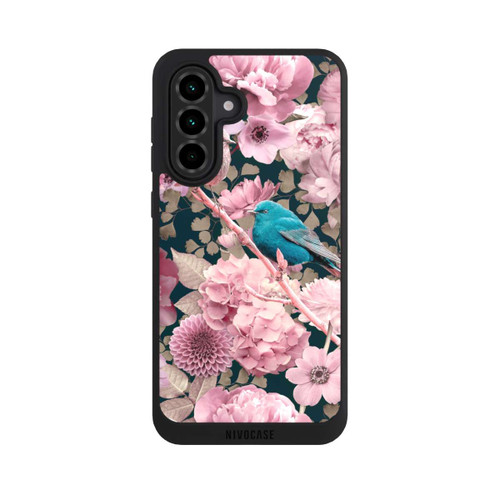 Samsung Galaxy A36 5G NIVOpure Sparrows in Pink Flower Pattern