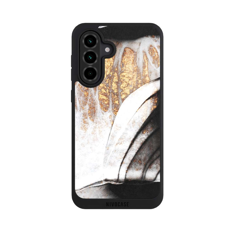 Galaxy A36 5G NIVOpure Schwarze und goldene Adern