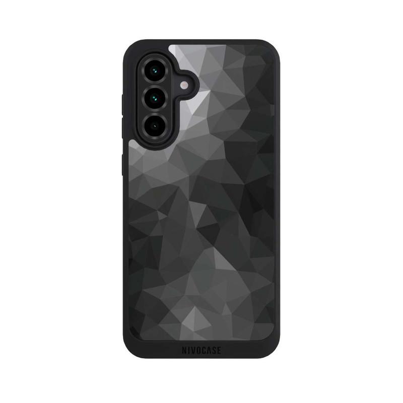 Galaxy A36 5G NIVOpure Polygonales Mosaik Schwarz/Weiß