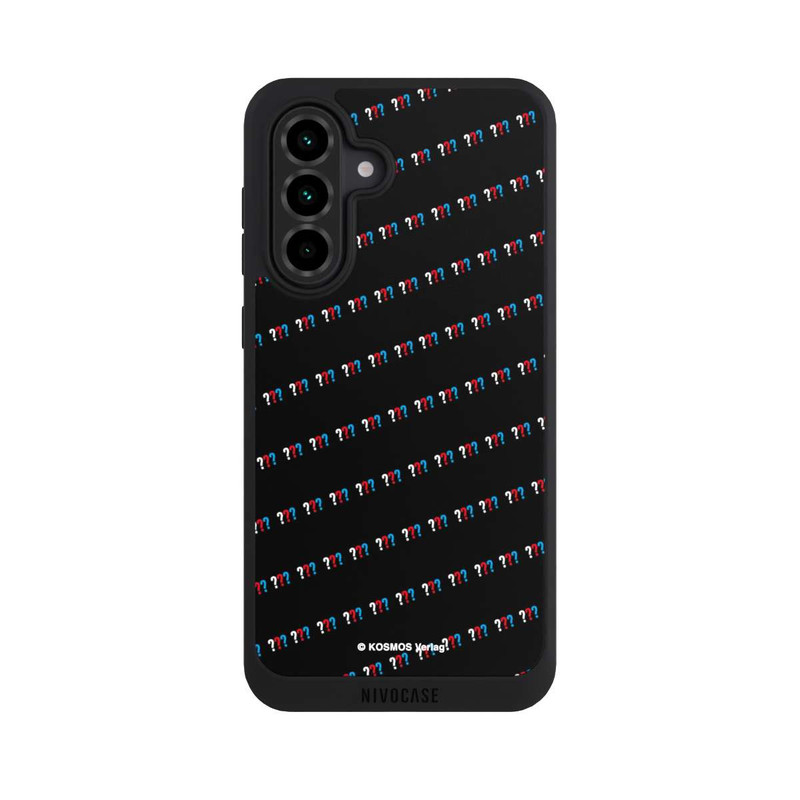 Galaxy A36 5G NIVOpure Drei Fragezeichen Muster Schräg