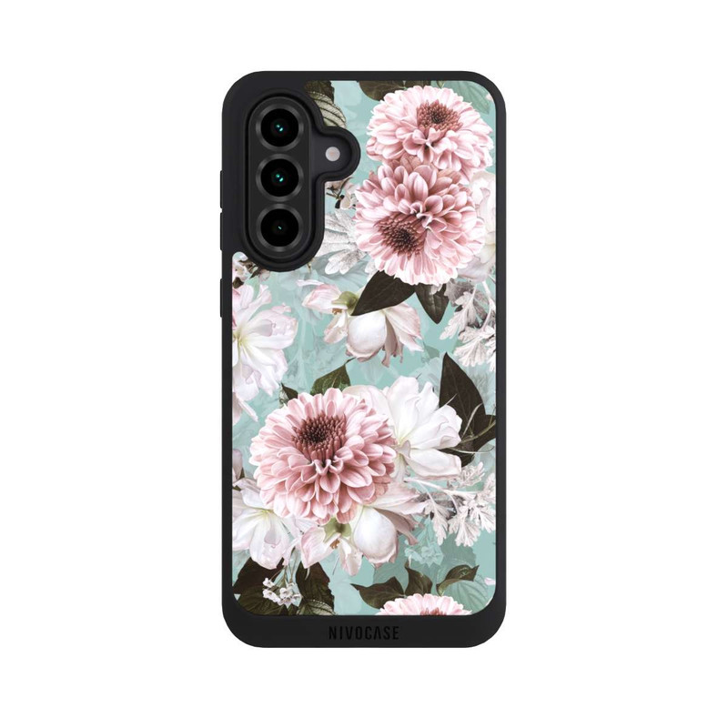 Galaxy A36 5G NIVOpure Blumentapete Barockblau