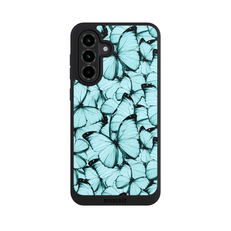 Galaxy A36 5G NIVOpure Teal Schmetterlinge