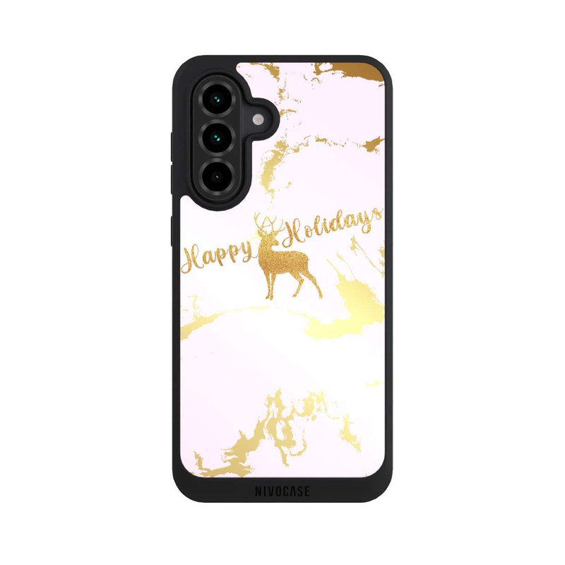 Galaxy A36 5G NIVOpure Happy Holidays Reindeer Gold