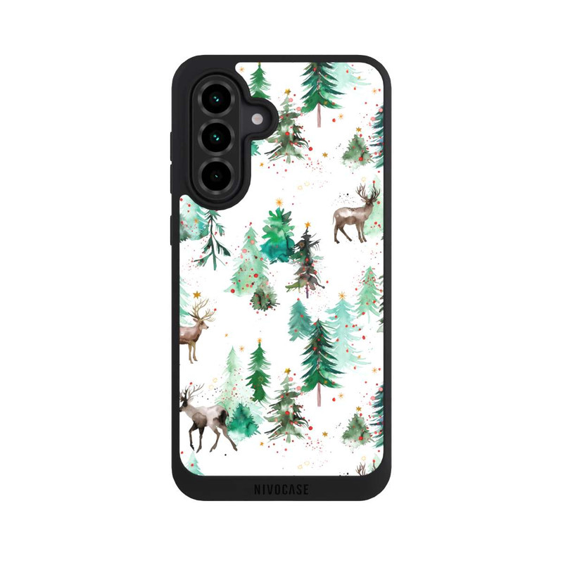 Galaxy A36 5G NIVOpure Hirsche und Winterweihnachtsbäume