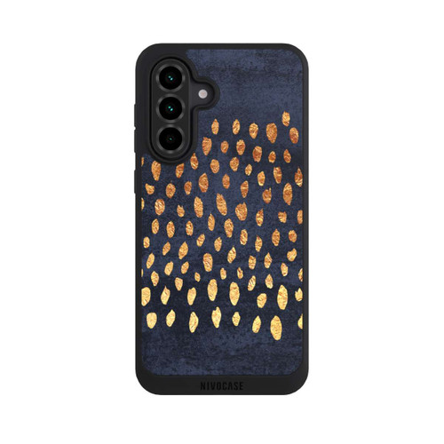 Samsung Galaxy A36 5G NIVOpure Muster Gold und Marine