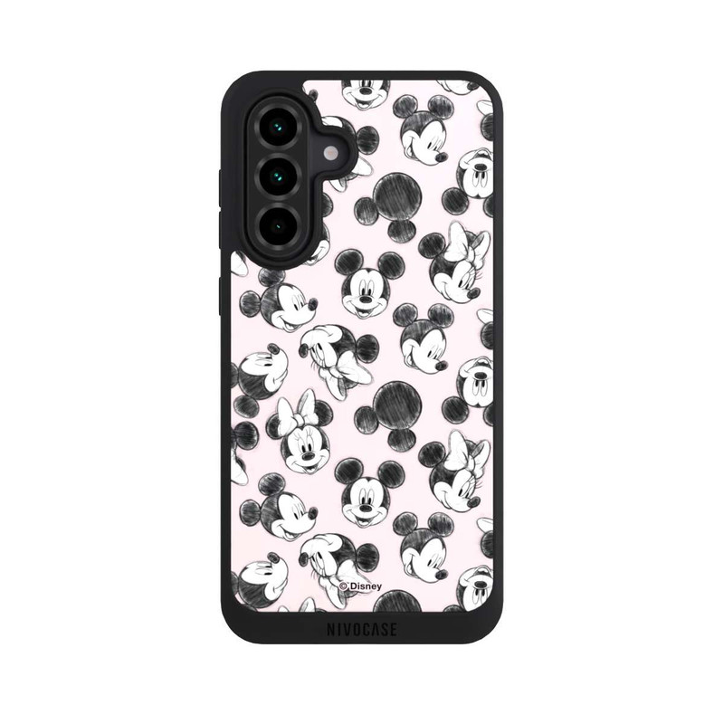 Galaxy A36 5G NIVOpure Minnie & Mickey Viele Gesichter Pink