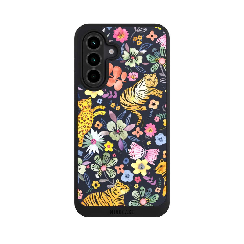 Galaxy A36 5G NIVOpure Spring Tigers Flowers Black