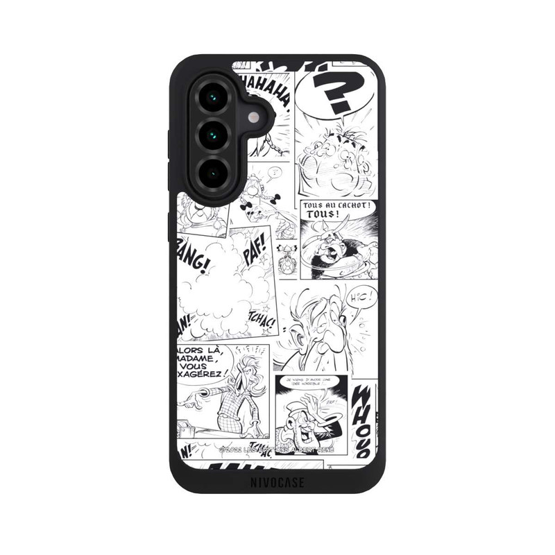 Galaxy A36 5G NIVOpure BD Astérix Blanc & Noir