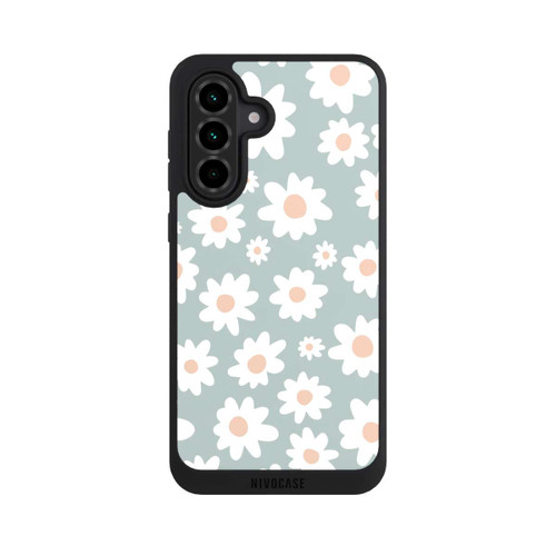 Samsung Galaxy A36 5G NIVOpure Daisy Flower Seamless Pattern Green