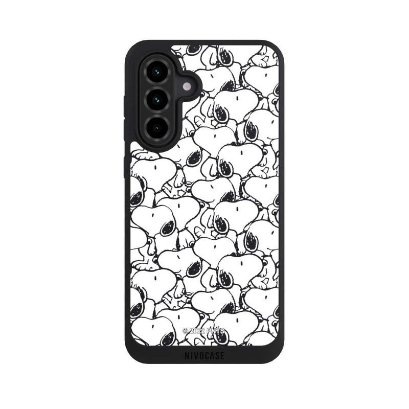 Galaxy A36 5G NIVOpure Snoopy Muster Schwarz und Weiß
