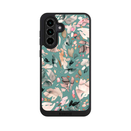Samsung Galaxy A36 5G NIVOpure Abstract Flowers Petals Green