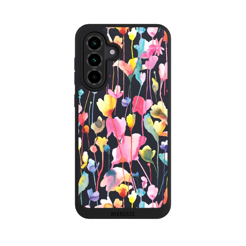 Galaxy A36 5G NIVOpure Wildblumen schwarz