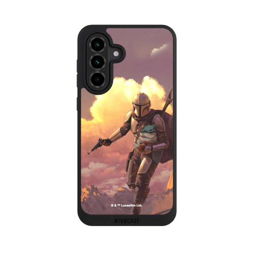 Samsung Galaxy A36 5G NIVOpure Les nuages ​​du coucher du soleil Mandalorien et Grogu