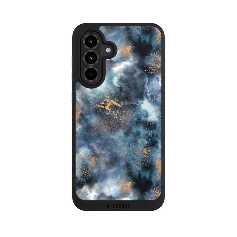 Galaxy A36 5G NIVOpure Smoky Marble Watercolor Navy