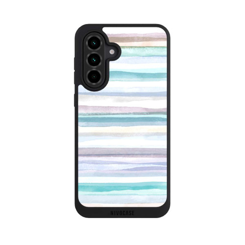 Samsung Galaxy A36 5G NIVOpure Rayures pastel bleu