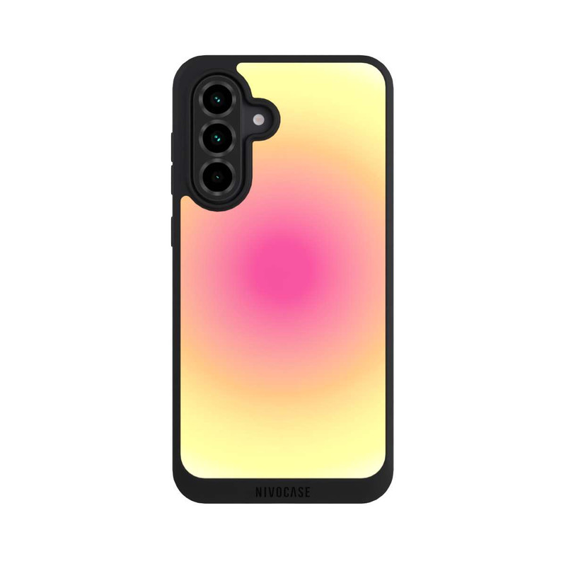 Galaxy A36 5G NIVOpure Aura Gelb Pink Kreis