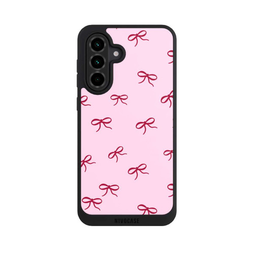 Samsung Galaxy A36 5G NIVOpure Bows Red Pink Pattern