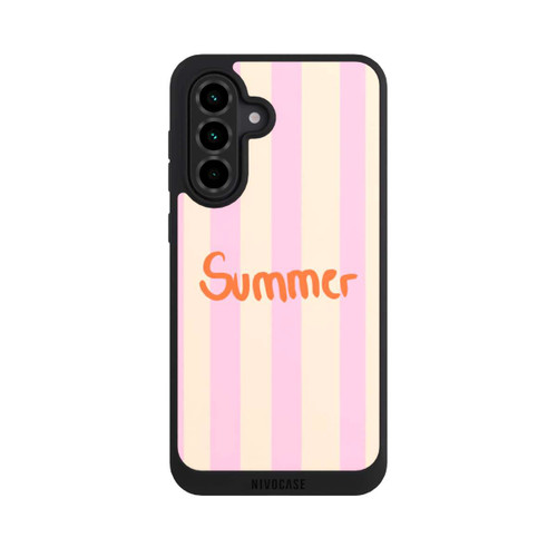 Samsung Galaxy A36 5G NIVOpure Summer Pink And Orange Stripes