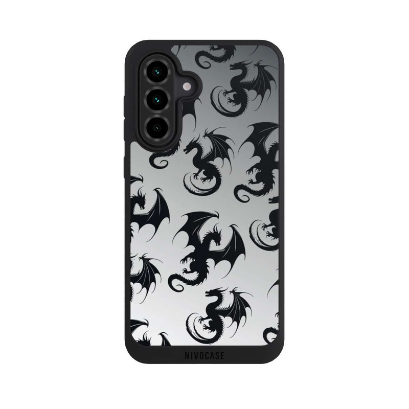 Galaxy A36 5G NIVOpure Drachen Muster Grau