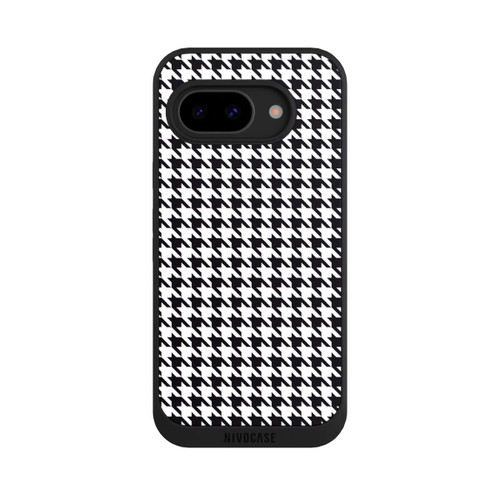 Google Pixel 9a NIVOpure Hahnentritt Schwarz Weiß