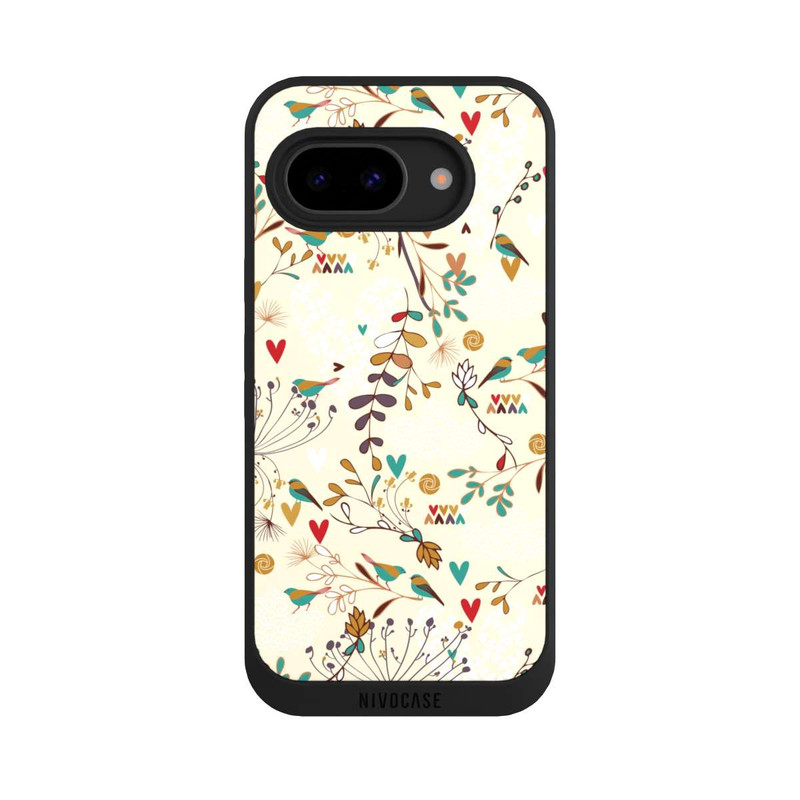 Pixel 9a NIVOpure Fleurs Sauvages Dessinées