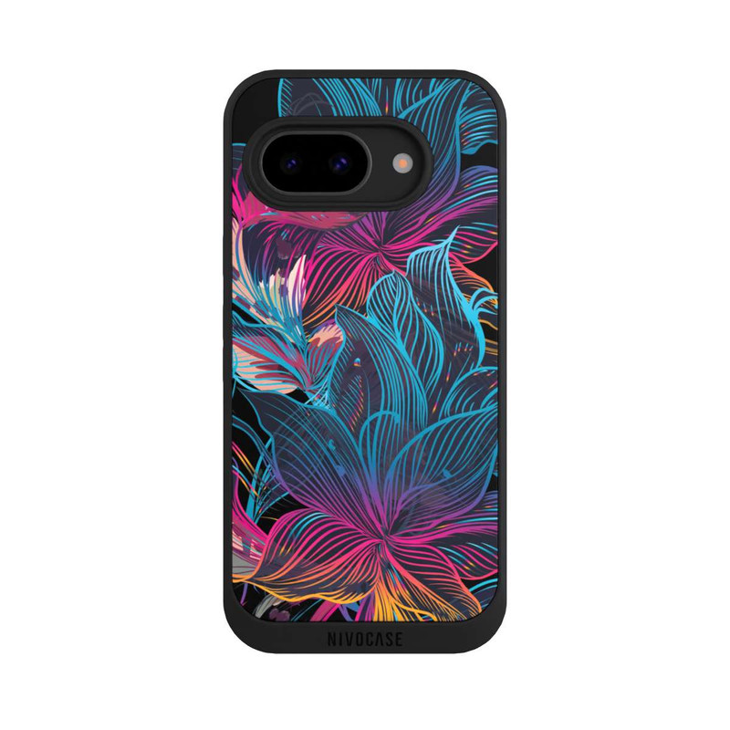 Pixel 9a NIVOpure Neon Flower Power