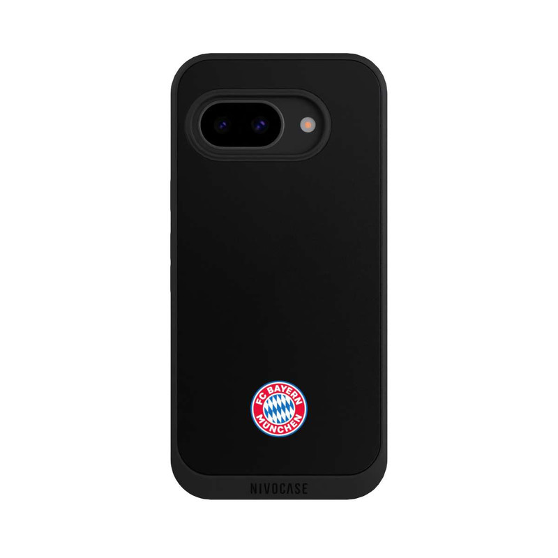 Pixel 9a NIVOpure Classic FCB Logo - colorful on black