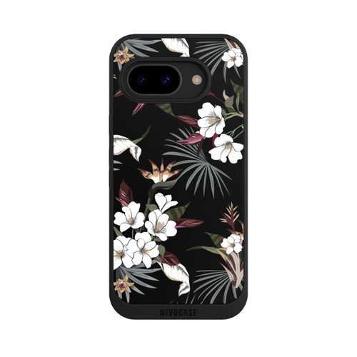 Google Pixel 9a NIVOpure Flowers Black