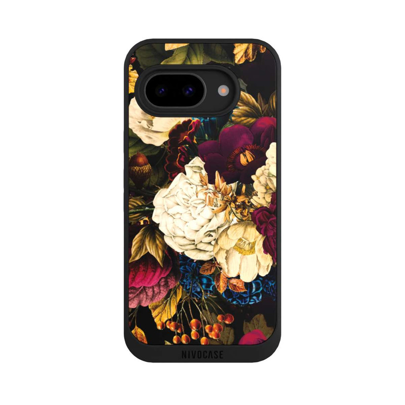 Pixel 9a NIVOpure Dunkle Vintage Blumen