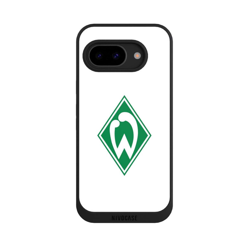 Pixel 9 a NIVOpure Logo auf Weiß - Werder Bremen