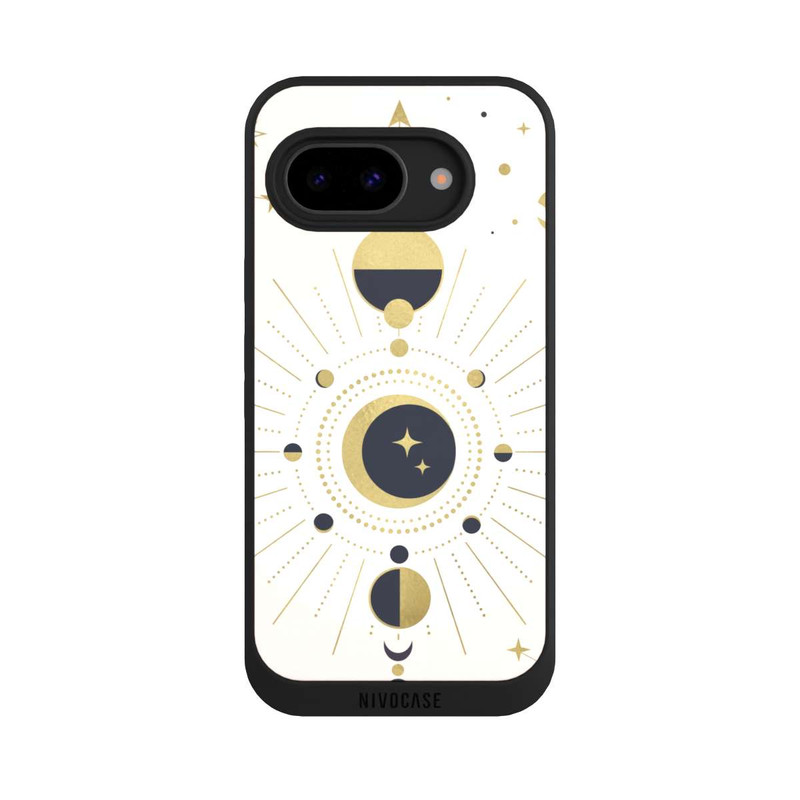 Pixel 9a NIVOpure Abstrakter Rose-Gold-Look