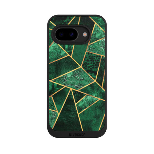 Google Pixel 9a NIVOpure Tief Smaragdgrün Golddruck