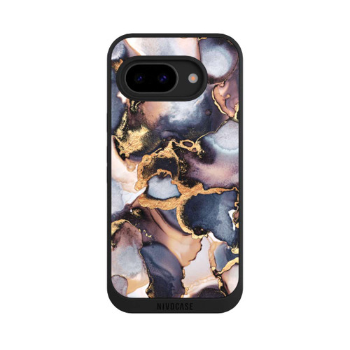 Google Pixel 9a NIVOpure Verträumte Tinte Grau-Golddruck