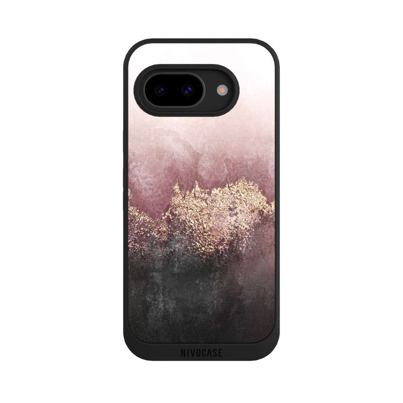 Pixel 9a NIVOpure Rosa Himmelsstaub Golddruck