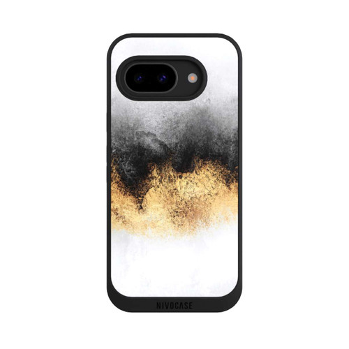 Google Pixel 9a NIVOpure Grauer Himmelstaub Golddruck