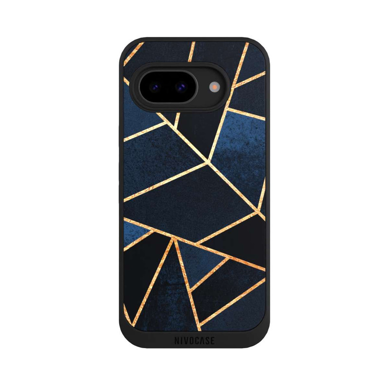Pixel 9a NIVOpure Navy Stein Golddruck