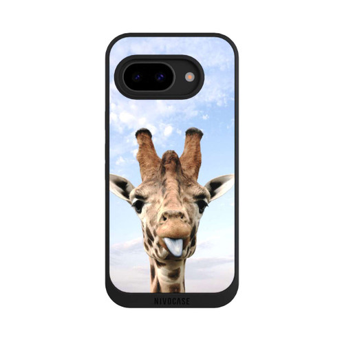 Google Pixel 9a NIVOpure Giraffe auf der Straße